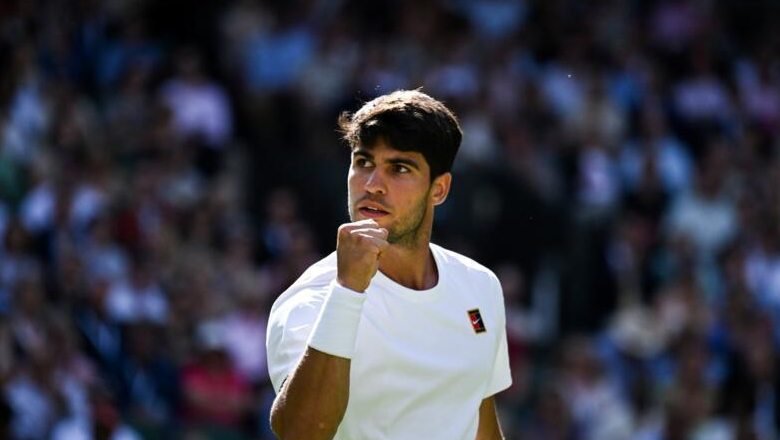 Alcaraz thắng dễ tay vợt sinh viên, vào vòng 3 Wimbledon 2025