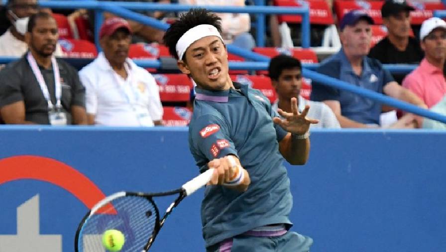 Kết quả tennis hôm nay 3/8: Citi Open - Nishikori giành vé vào vòng 2
