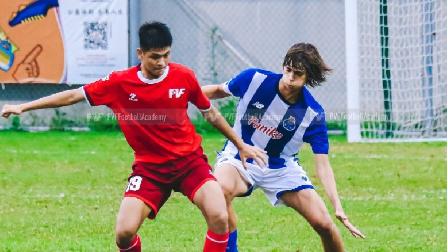 Thắng U16 Porto, U16 PVF giành hạng 3 giải Shanghai Future Star Cup 2023