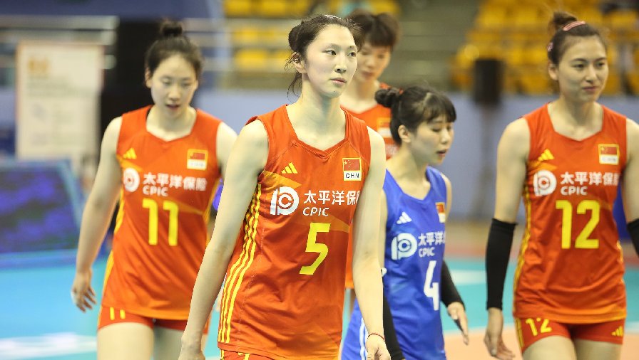 Tuyển bóng chuyền nữ Trung Quốc thắng huỷ diệt Ấn Độ ở giải Vô địch châu Á 2023