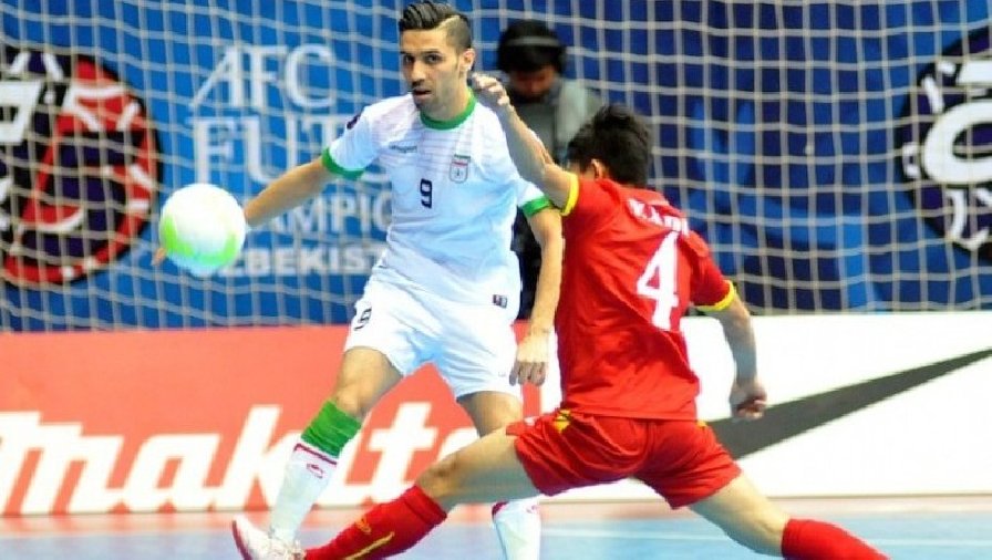 Futsal Việt Nam từng thảm bại 1-13 trước Futsal Iran tại giải vô địch châu Á