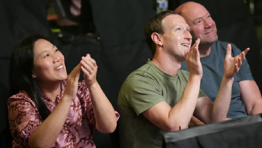 Mark Zuckerberg đến xem UFC, Facebook lấn sân sang MMA?