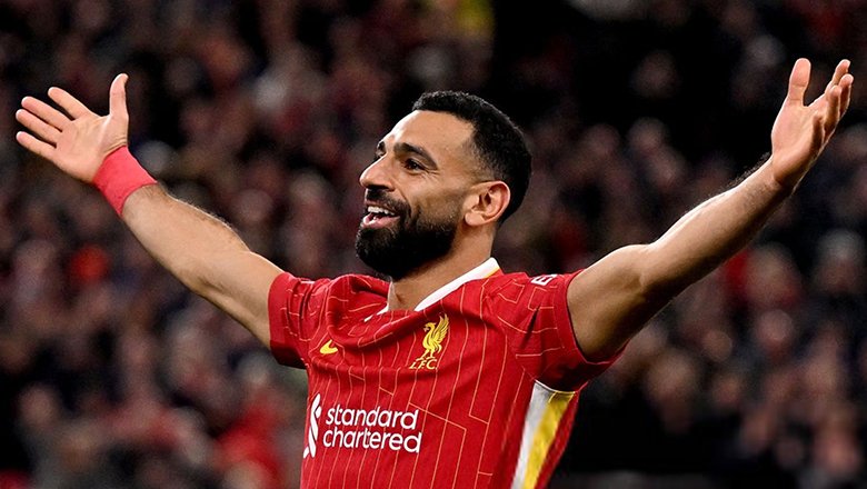 Salah đi vào lịch sử Cúp C1 châu Âu, giúp HLV Arne Slot lập kỷ lục ở Liverpool