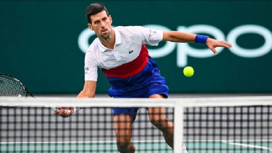 Kết quả tennis hôm nay 3/11: Djokovic thắng trận ra quân đơn nam Paris Masters