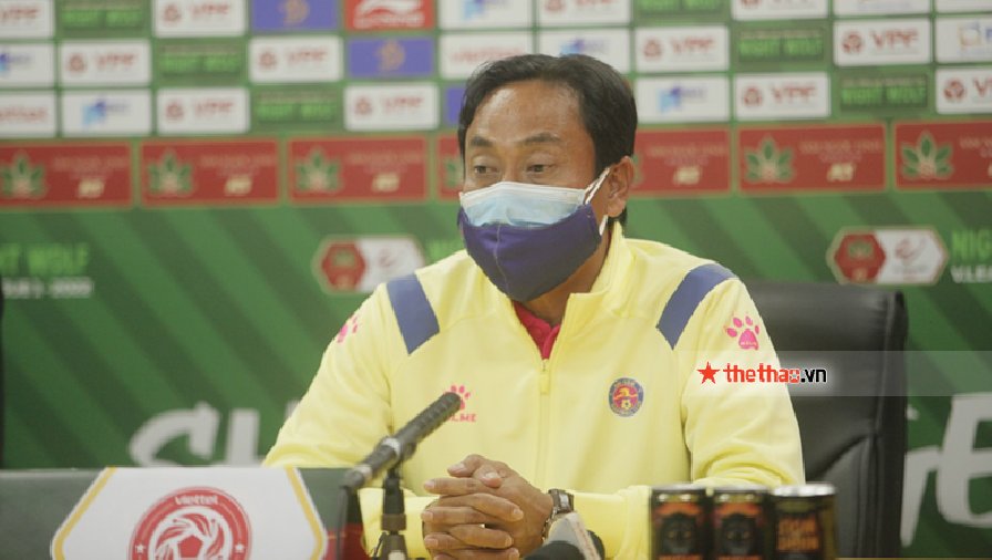 HLV Phùng Thanh Phương: Các cầu thủ Sài Gòn bị tâm lý khi thi đấu