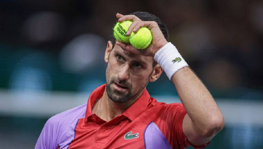 Djokovic bị ‘tào tháo đuổi’ ở Paris Masters: ‘Thời gian tôi vào nhà vệ sinh còn nhiều hơn trên sân’
