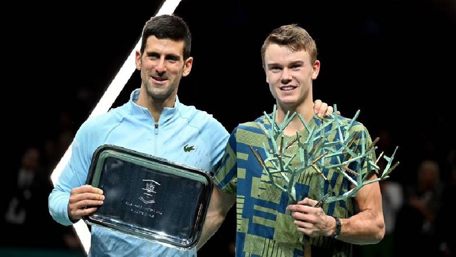 Djokovic ‘hút chết’ ở vòng 3, tái hiện trận chung kết Paris Masters 2022 với Rune