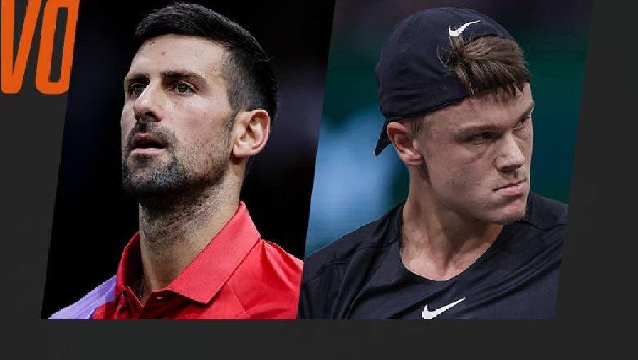 Lịch thi đấu tennis Tứ kết Paris Masters: Tâm điểm Djokovic vs Rune