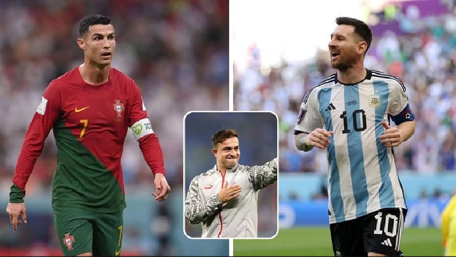 Shaqiri ghi bàn ở 3 kỳ World Cup liên tiếp, sánh ngang Ronaldo và Messi
