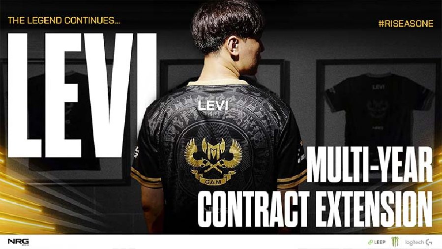 Levi chính thức tái ký hợp đồng với GAM Esports