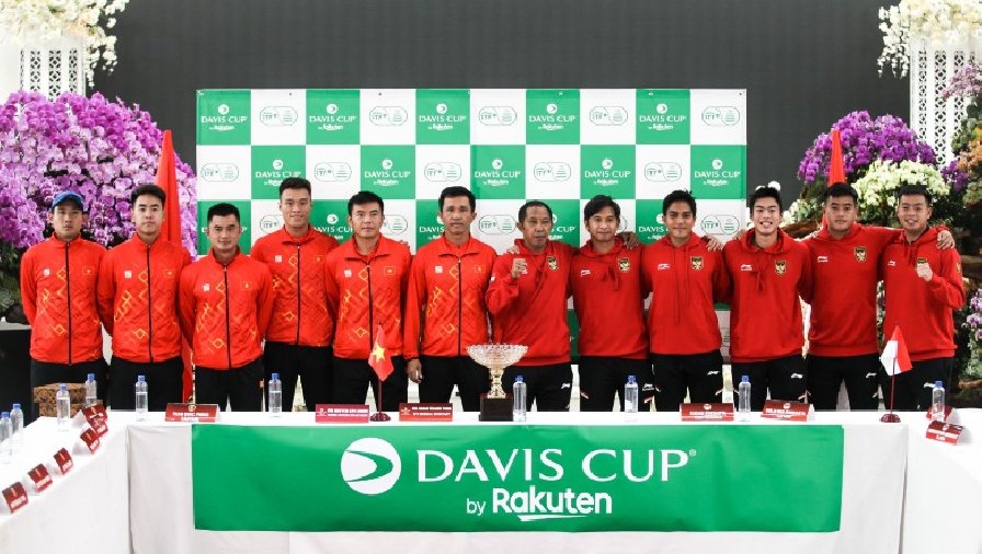 Kết quả tennis vòng play-offs Davis Cup nhóm II thế giới 2023: Việt Nam vs Indonesia