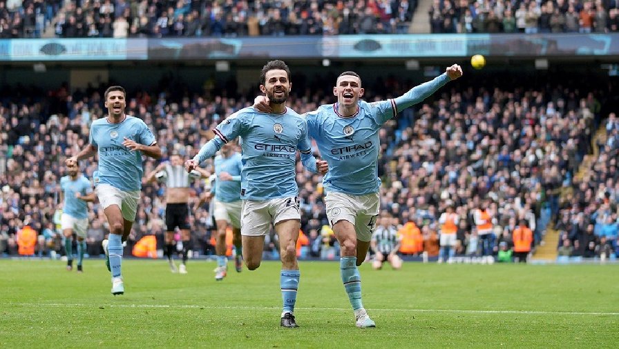 Kết quả bóng đá Man City vs Newcastle: Dấu ấn Foden và Silva, tiếp tục bám đuổi