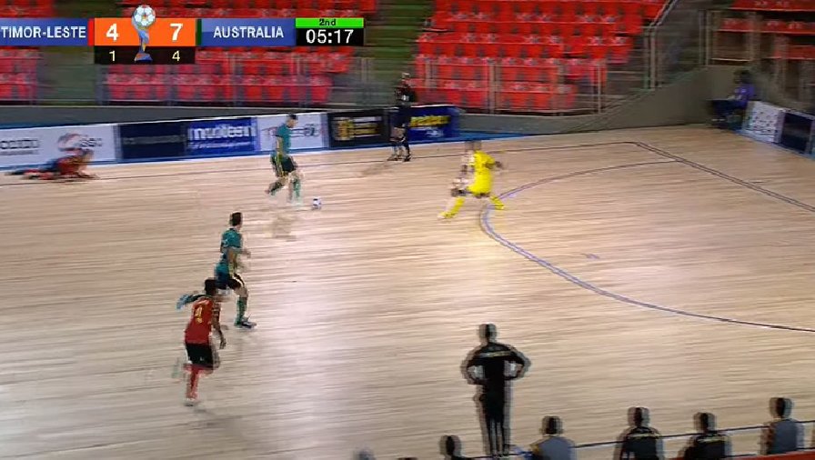 Australia chật vật thắng Timor Leste ở giải vô địch Futsal Đông Nam Á 2022
