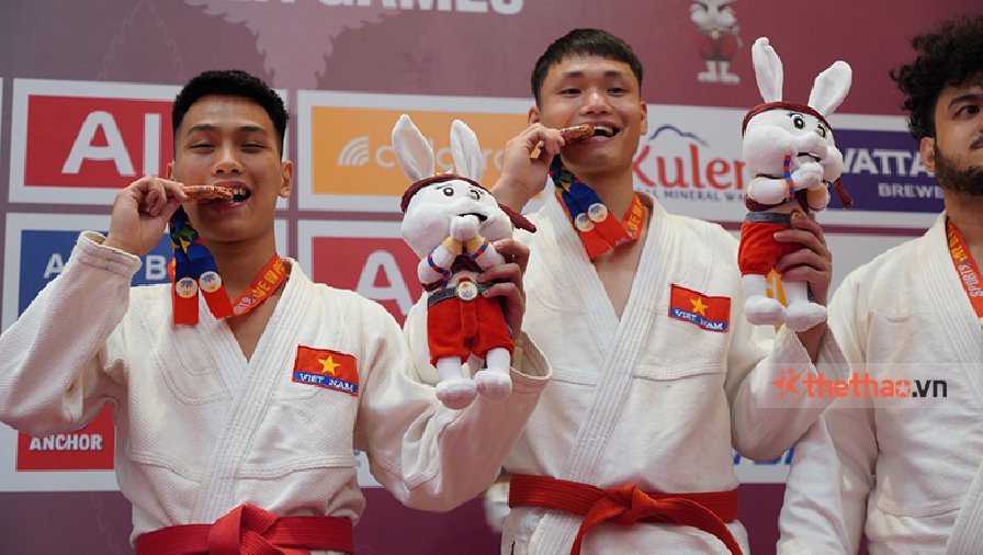 Việt Nam có 3 HCĐ trong ngày thi đấu đầu tiên môn Jujitsu SEA Games 32