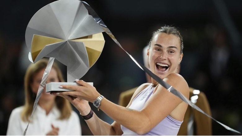 Kết quả tennis ngày 4/5: Sabalenka vô địch Madrid Open