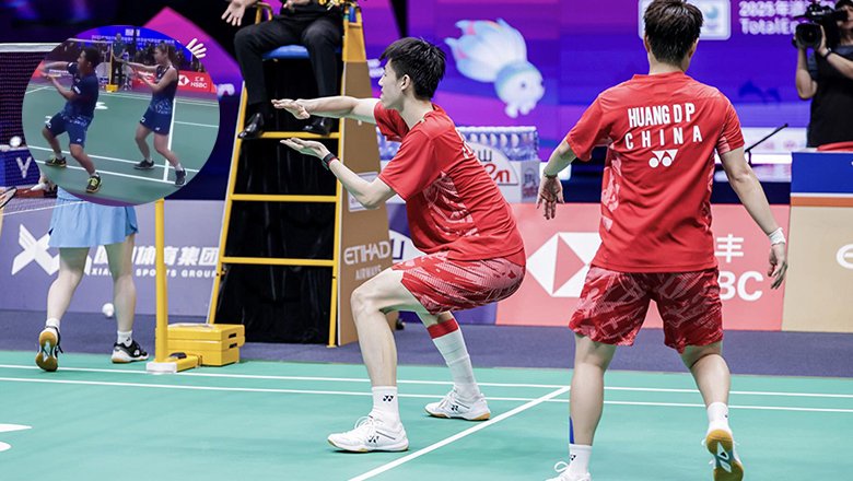 Tay vợt Trung Quốc ăn mừng trả đũa đối thủ Nhật Bản tại Sudirman Cup 2025