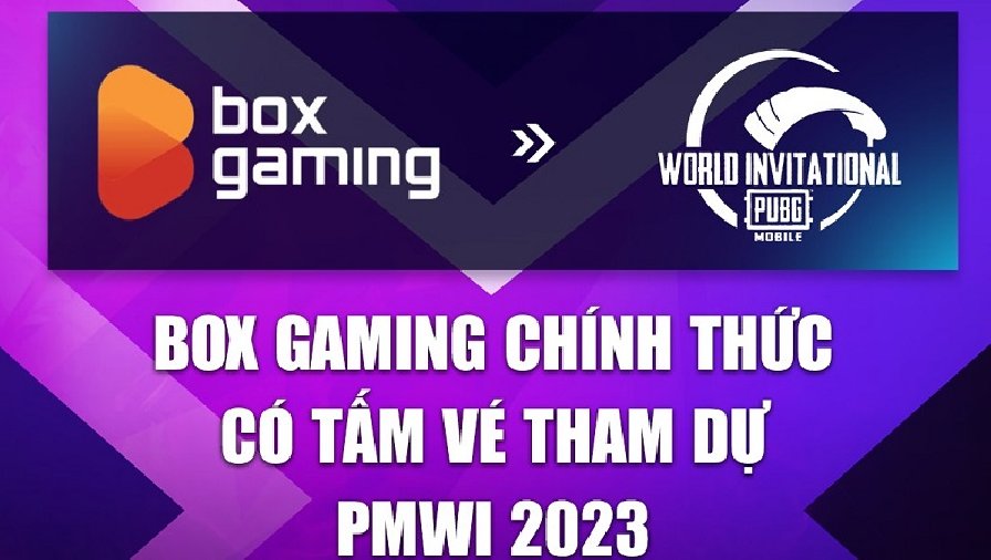 Box Gaming chính thức giành vé tham dự PMWI 2023