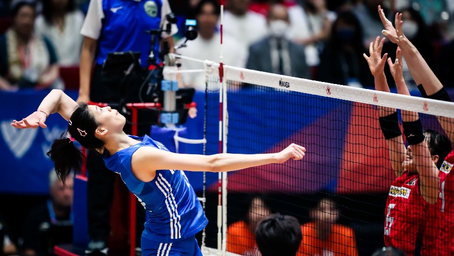 Tuyển bóng chuyền nữ Trung Quốc thắng đậm Nhật Bản tại Volleyball Nations League 2023