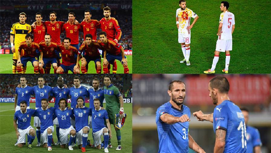 Đội hình Tây Ban Nha và Italia vào chung kết EURO 2012 bây giờ ra sao?
