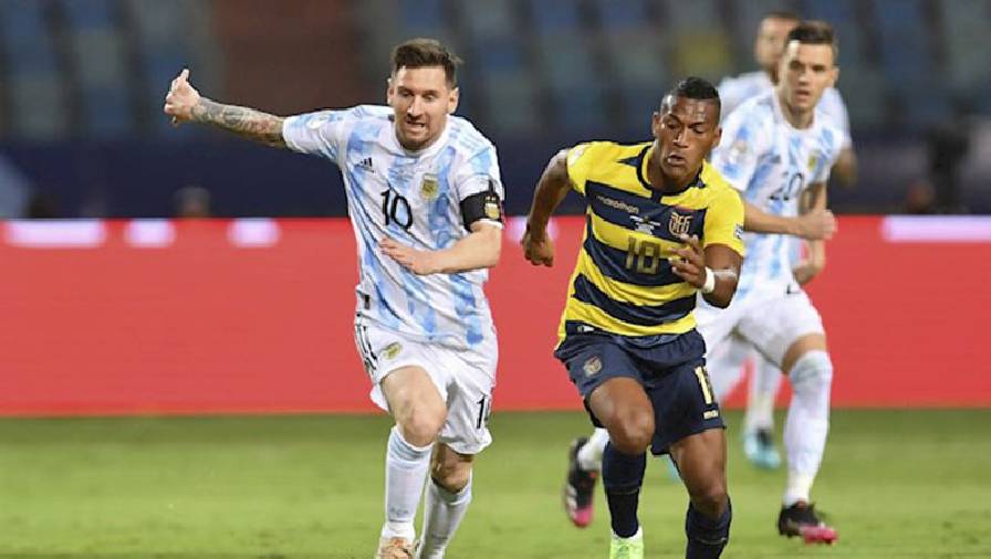 Kết quả Argentina vs Ecuador 3-0: Messi rực sáng