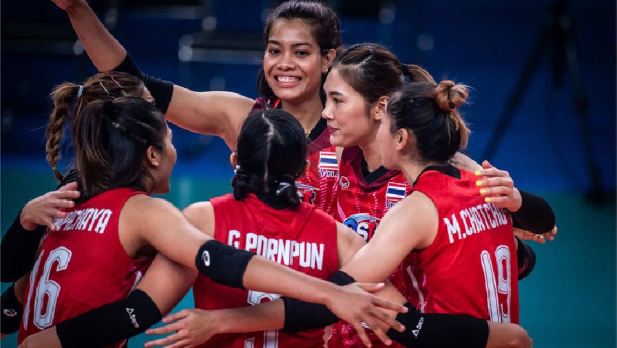 Đội tuyển bóng chuyền nữ Thái Lan vào tứ kết, Hàn Quốc thua trắng ở VNL 2022