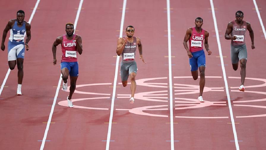 Andre De Grasse giành tấm HCV Olympic 200m nam sau 5 năm chờ đợi 