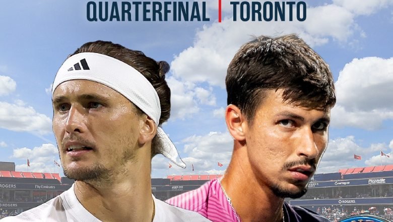 Lịch thi đấu tennis sáng 5/8: Tứ kết Canadian Open - Zverev đấu Popyrin