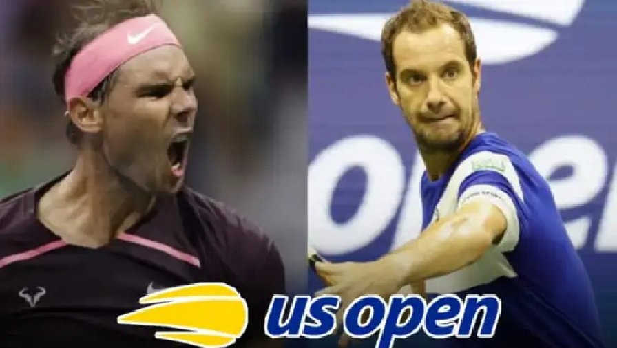 Trực tiếp tennis Nadal vs Richard Gasquet, Vòng 3 US Open - 06h00 ngày 4/9