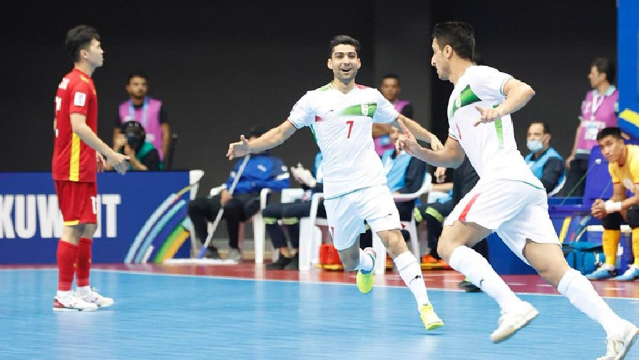 KẾT QUẢ Futsal Việt Nam 1-8 Iran: Không có bất ngờ