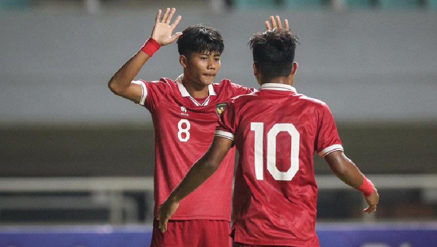 U17 Indonesia thắng 14-0 ở trận mở màn vòng loại U17 châu Á 2023