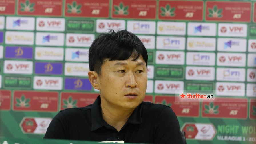 HLV Chun Jae Ho: Trận hòa này không ảnh hưởng đến con đường vô địch của Hà Nội
