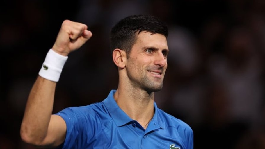 Kết quả tennis hôm nay 4/11: Djokovic vào tứ kết Paris Masters