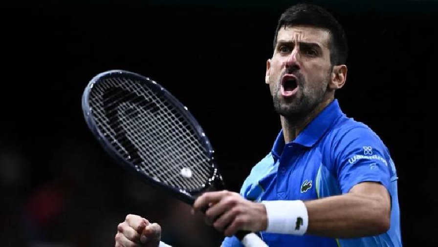 Djokovic ‘đòi nợ’ thành công, biến Holger Rune thành cựu vương tại Paris Masters