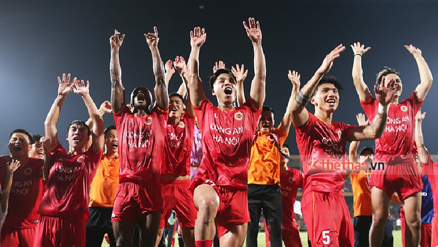 Xếp hạng tiền thưởng vô địch V.League: Hà Nội FC vô đối, Công an Hà Nội ít nhất