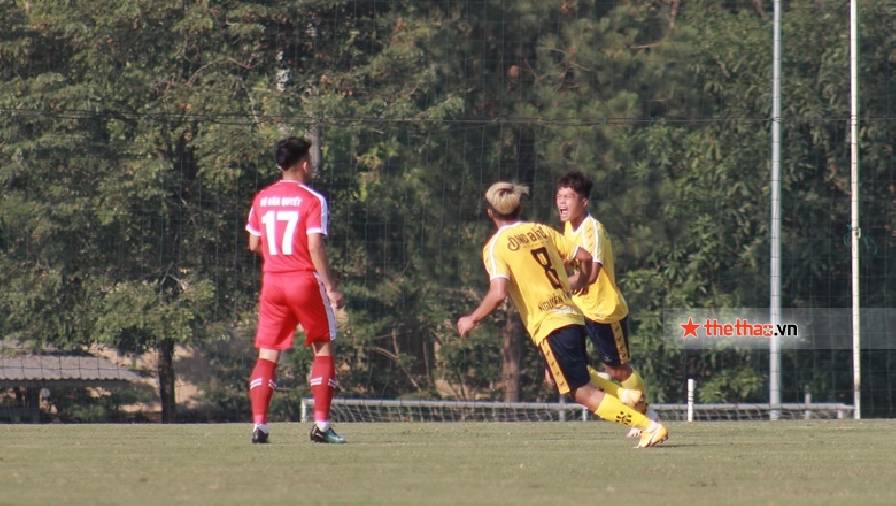 U21 Nutifood đánh bại U21 Viettel trong trận cầu 5 bàn thắng