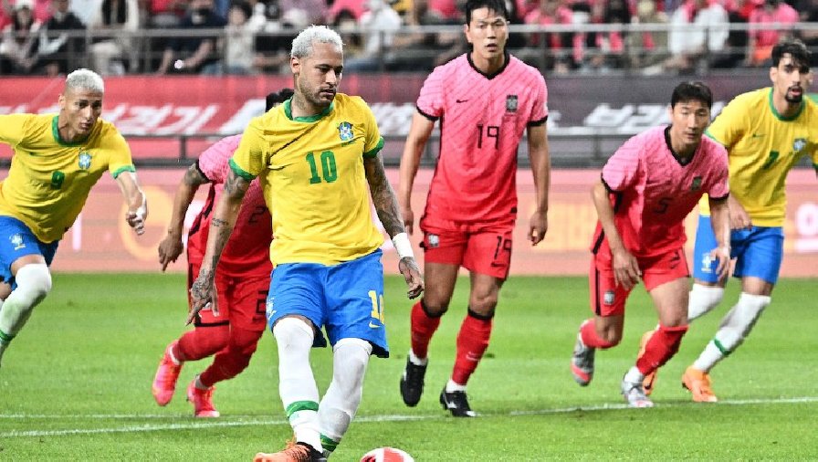 Trận Brazil vs Hàn Quốc ai kèo trên, chấp mấy trái?
