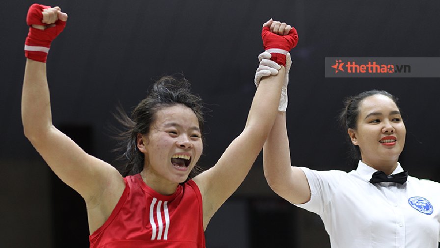 'Cô bé xách nước' giành HCĐ Boxing quốc gia trên sân nhà