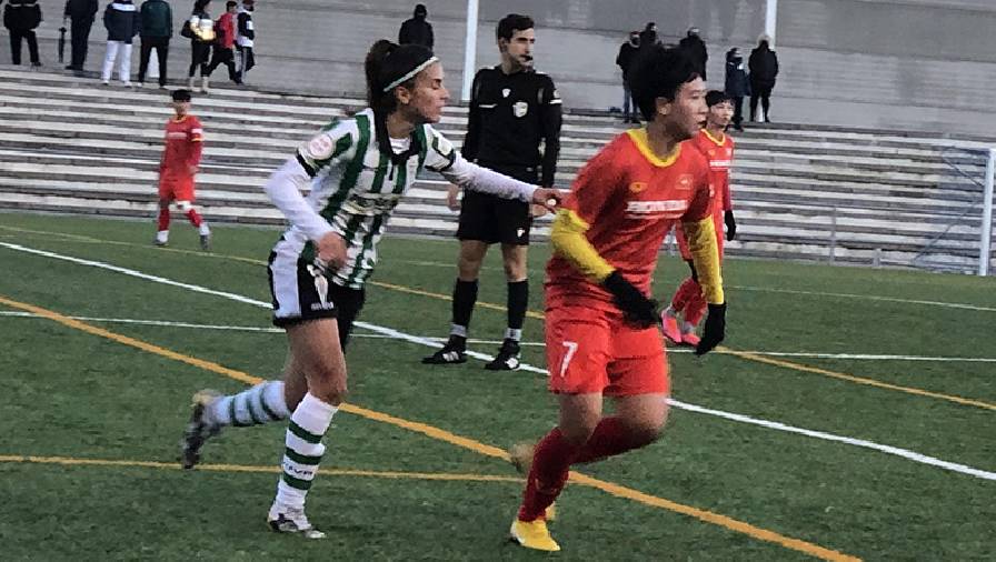 ĐT nữ Việt Nam giành chiến thắng 3-0 ở trận giao hữu thứ 3 trên đất Tây Ban Nha