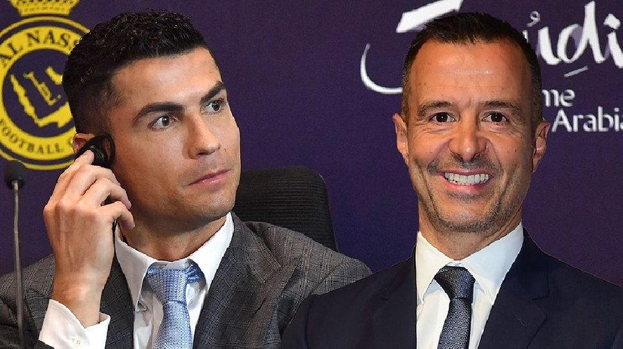 Ronaldo ‘đường ai nấy đi’ với siêu cò Mendes vì Al Nassr