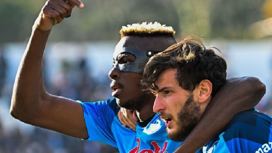Kết quả Spezia vs Napoli: Kvaratskhelia và Osimhen lập công, đội khách xây chắc ngôi đầu