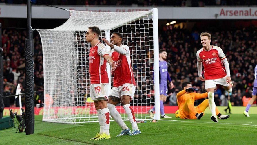 Kết quả bóng đá Arsenal vs Liverpool: Sai lầm tai hại, cuộc đua Tam mã