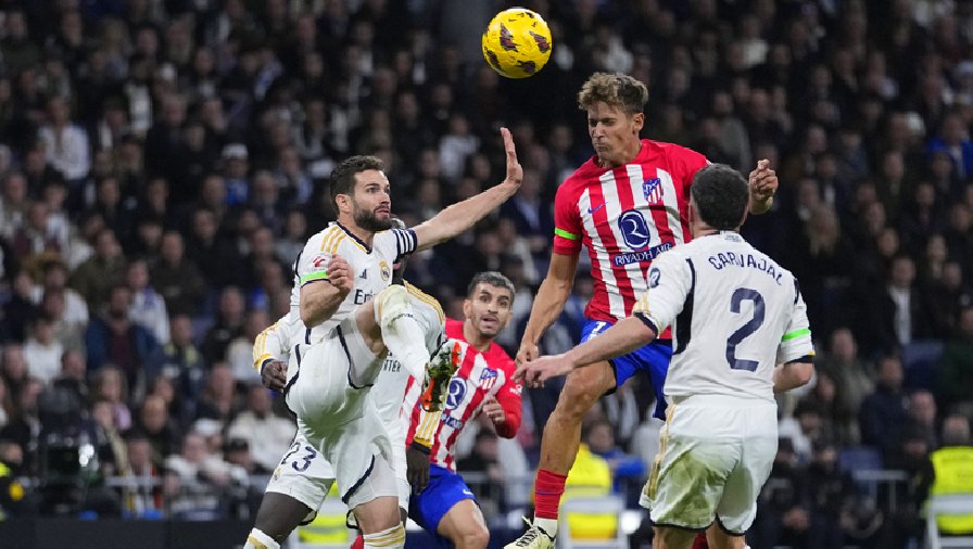 Kết quả bóng đá Real Madrid vs Atletico: Mất điểm phút cuối, ác mộng chưa qua