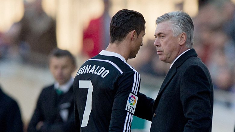 HLV Ancelotti thừa nhận Ronaldo hay nhất lịch sử bóng đá