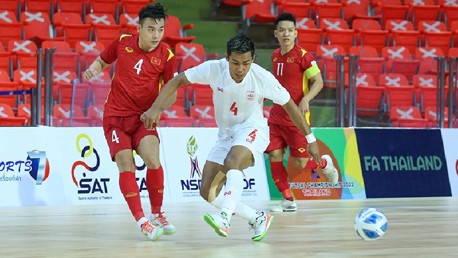 Link xem trực tiếp bóng đá Futsal Việt Nam vs Timor Leste, 13h00 ngày 5/4