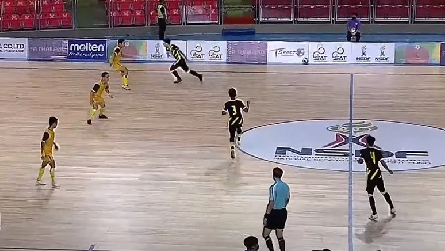 Malaysia nhen nhóm cơ hội vào bán kết Futsal Đông Nam Á 2022 sau chiến thắng 10-0 trước Brunei