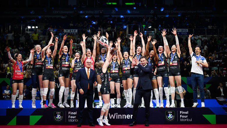 Bóng chuyền Ý vô địch CEV Champions League, thâu tóm cả 3 thứ hạng cao nhất