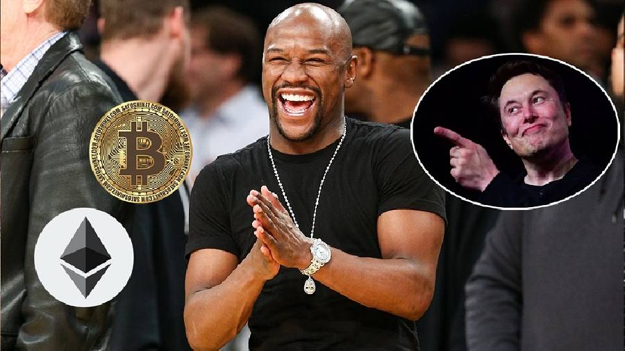 'Học tập' Elon Musk, Mayweather chê bai bitcoin trước giờ thượng đài với Logan Paul