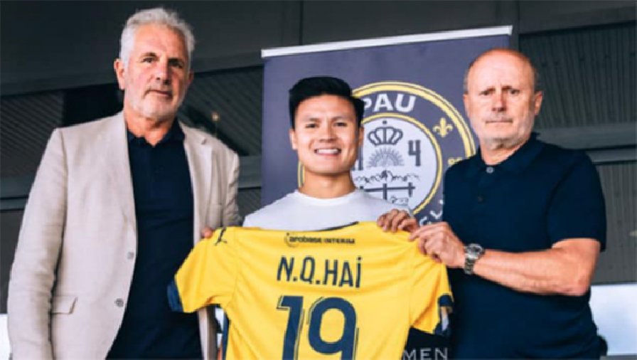 Chủ tịch Pau FC: Thể hình thua thiệt khiến Quang Hải khó thích nghi tại Ligue 2