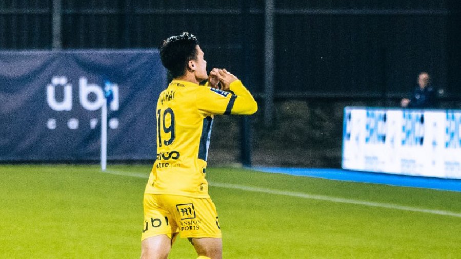 Quang Hải ghi bao nhiêu bàn thắng cho Pau FC?