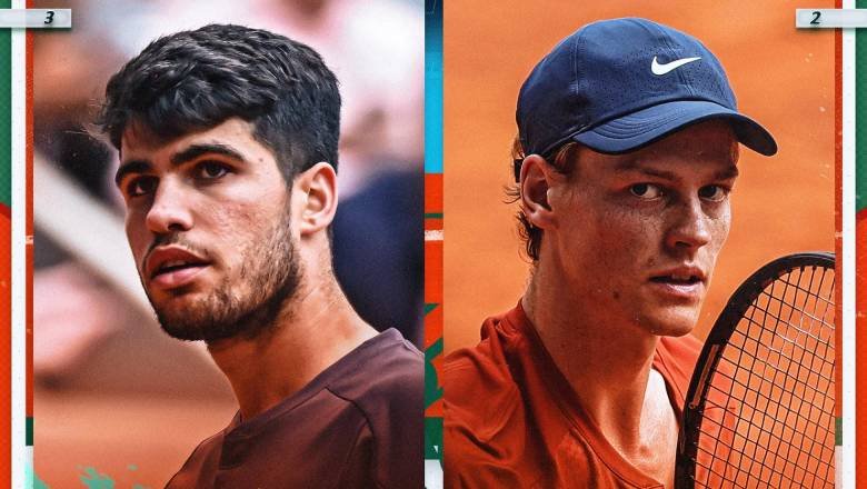 Lịch thi đấu tennis Bán kết Roland Garros 2024: Alcaraz gặp Sinner khi nào?